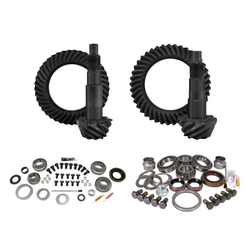 Jeep Wrangler Differential Install Kit - Front + Rear - Yukon Gear & Axle - Yukon Gear & Install Kit Package, 5.38 Ratio - `07-`18